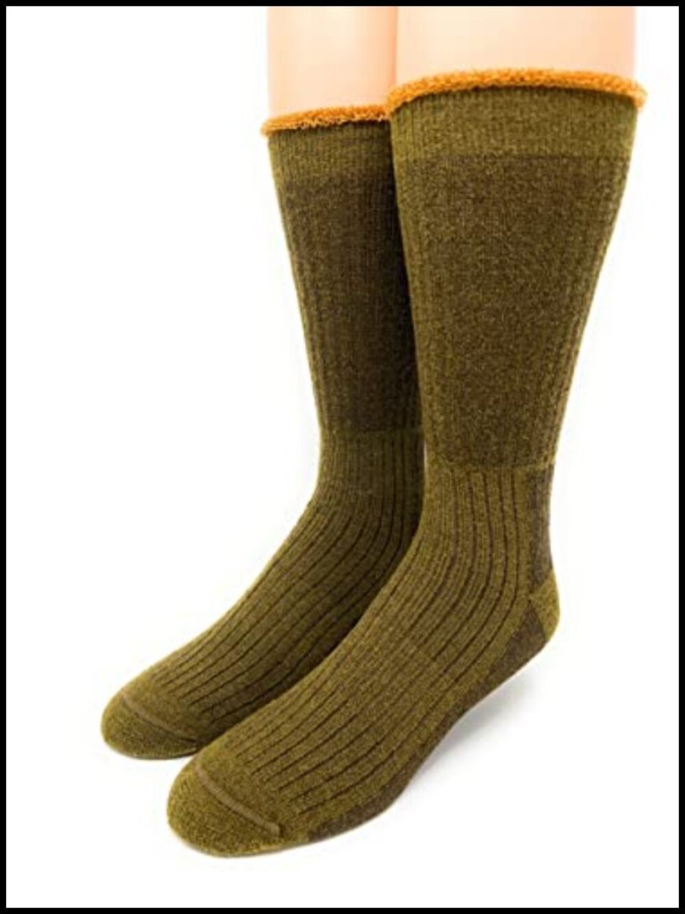Heavy-Duty Terry Lined Alpaca Endurance Calf Socks Outdoor Unisex